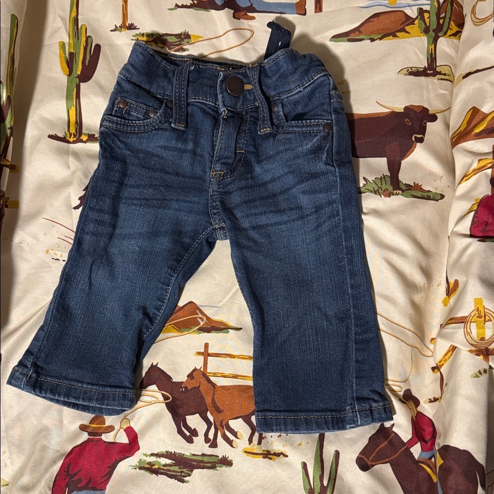 Wrangler Dark Blue Jeans 3-6 months